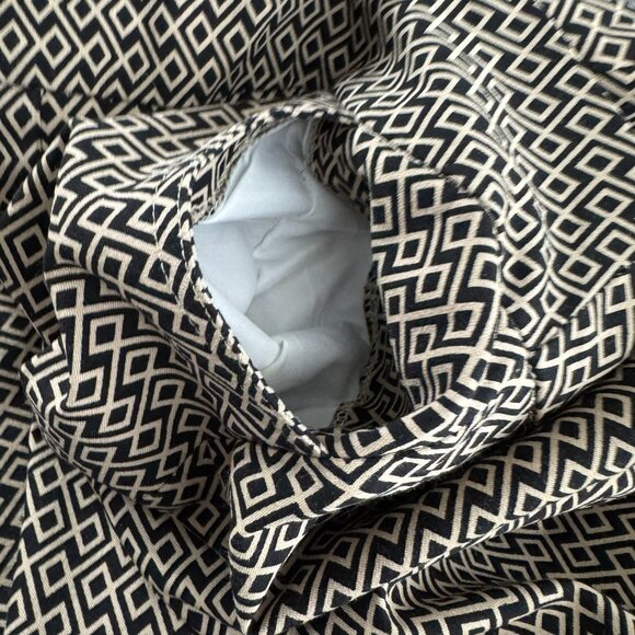 Lulu B Cropped Pull On Pants Womens Size 16 Geometric Print Stretch PT-2447 - Picture 6 of 11